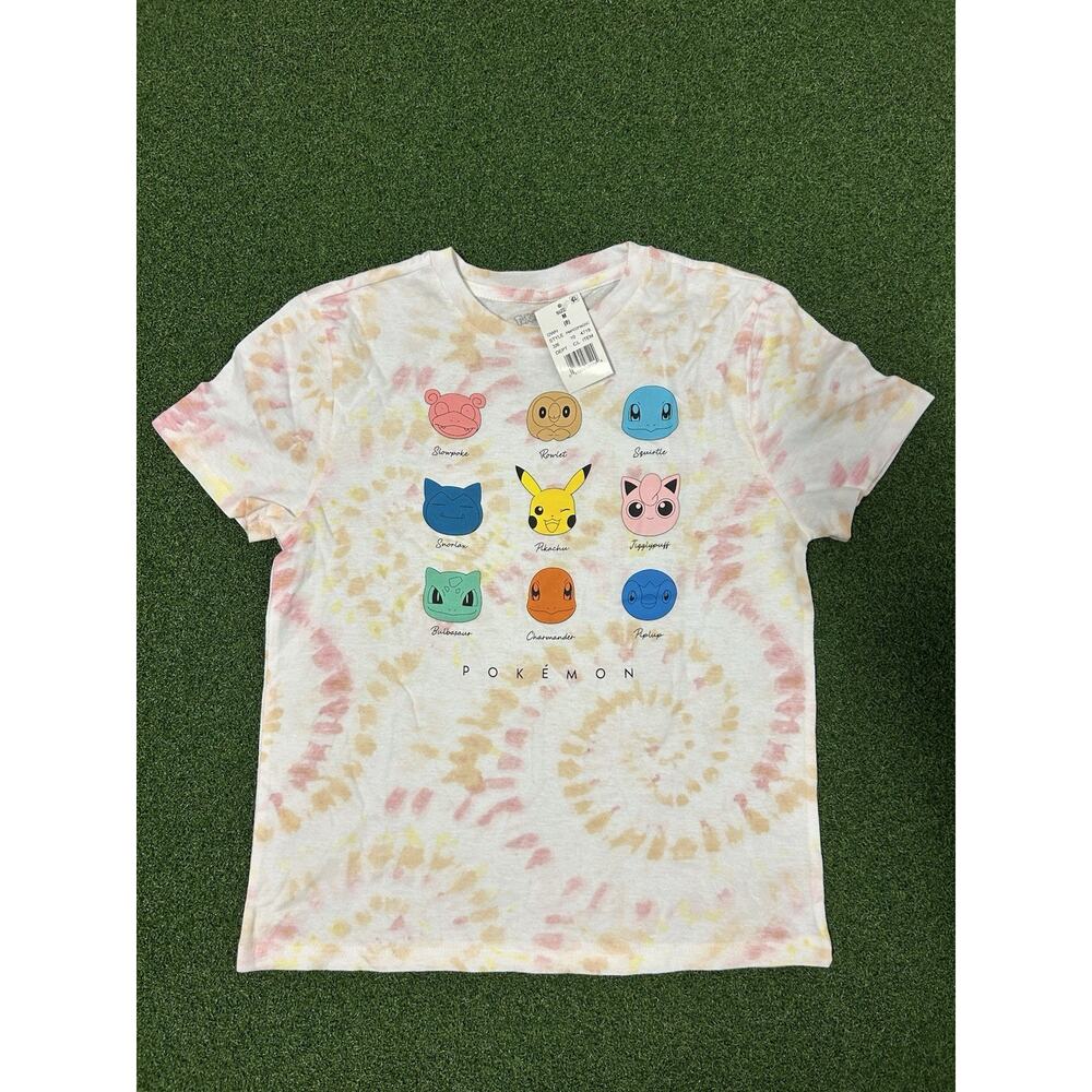Kids Pokemon T-shirt Tye Die Size M 8